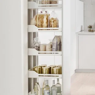 PEKA DISPENSA LIBELL VALGE väljat. üksus H 1600-1900mm , 400mm kappi, 5 korviga