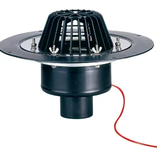 HL lamekatusekaev DN75mm, küttekaabliga (10-30W,230V), surverõngaga ühendusega - HL62.1/7