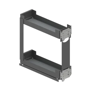 Base unit pull-out Pinello Cargo 200 right Blum Legrabox anthracite