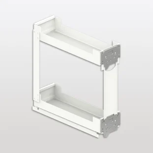 Base unit pull-out Pinello Cargo 200 right Blum Legrabox white