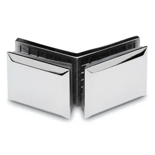 GF klamber MOD4012 klaas/klaas 135 kraadi 8-12mm roostevaba 304 poleeritud