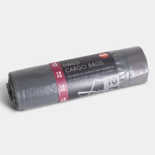 HAILO prügikotid 18L, 1 rull 10 kotti, hall